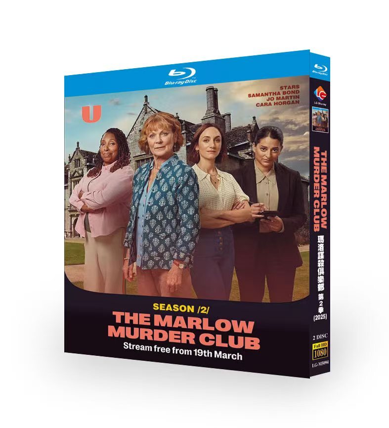 The Marlow Murder Club Season 2 (2025) 2-Disc All RegionPlay Seal Box NEW Blu-ray