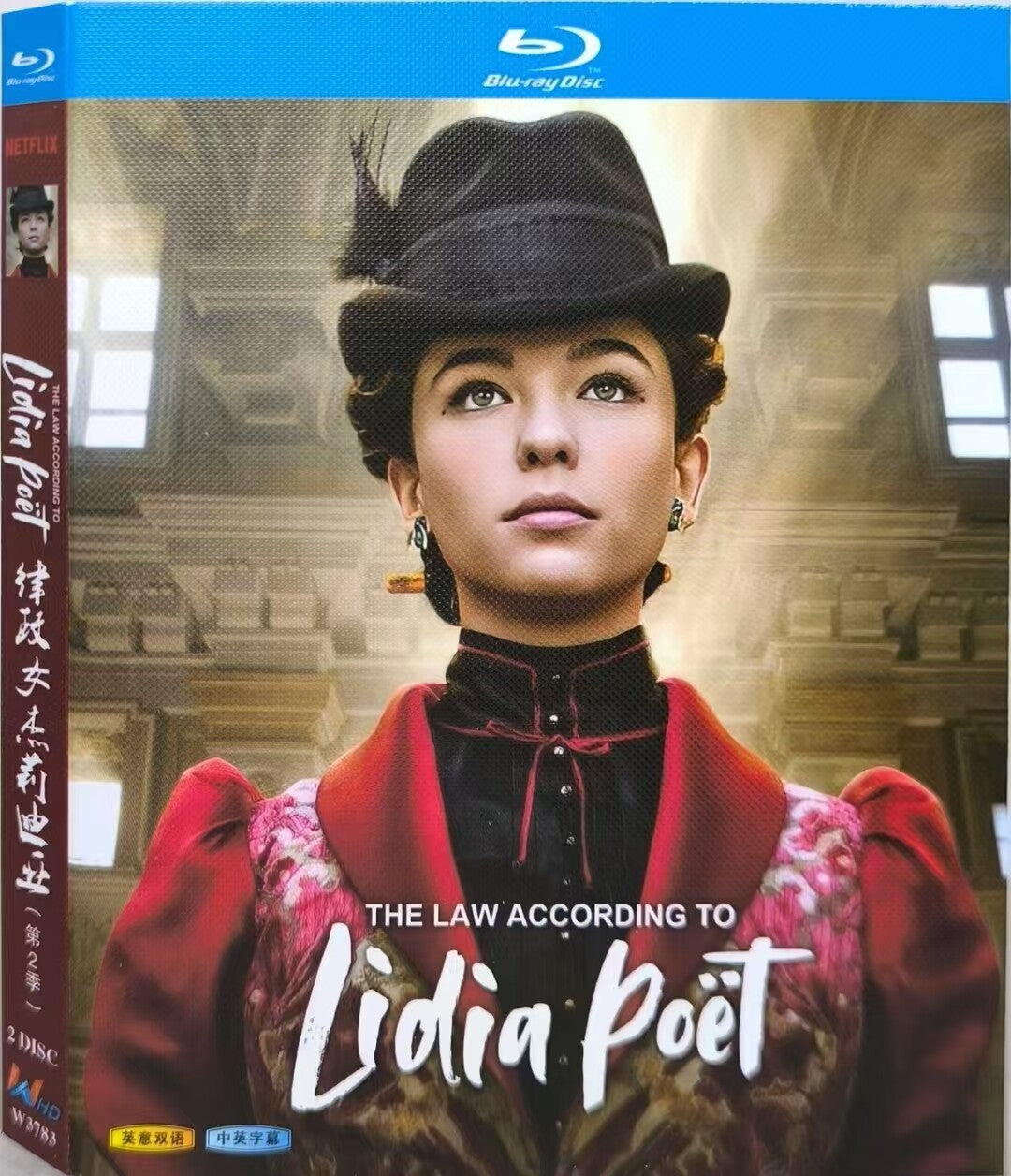 Lidia Poët :Season 2 (2024) 2-Disc All RegionPlay Seal Box NEW Blu-ray