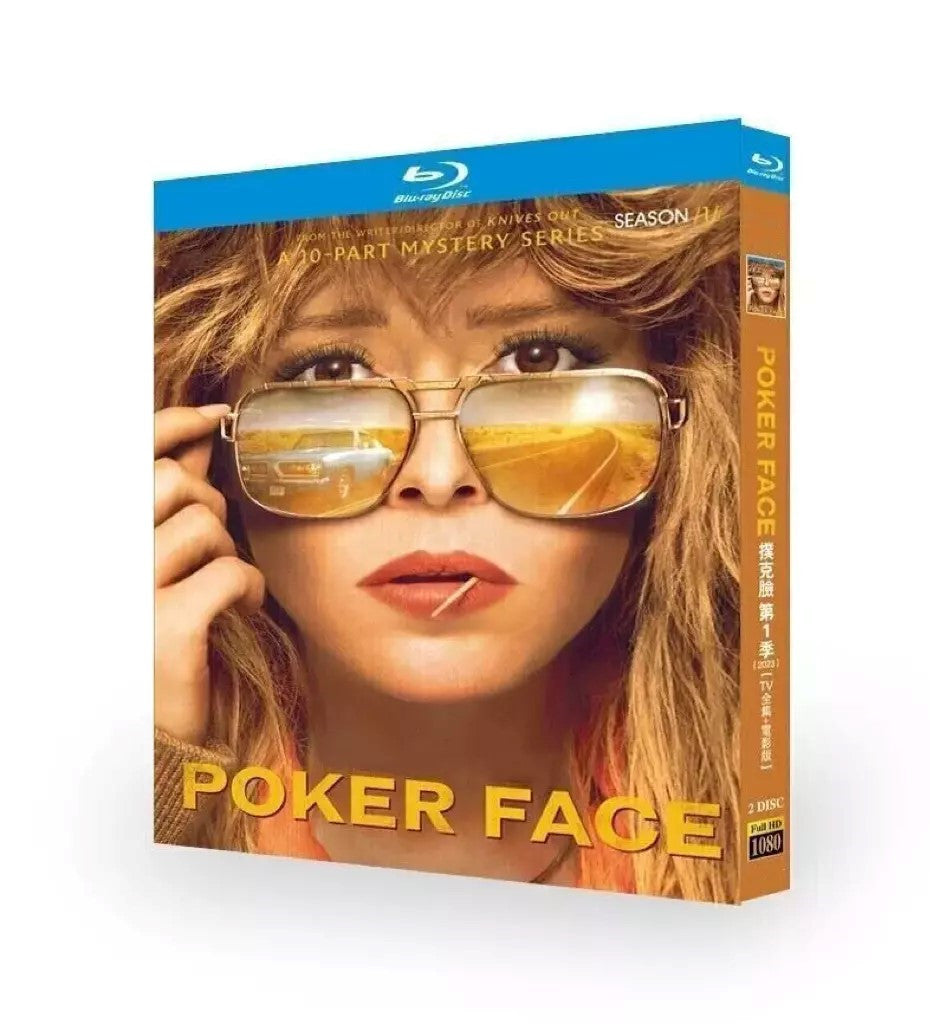 Poker Face Season 1 (2023) 2-Disc All RegionPlay Seal Box NEW Blu-ray