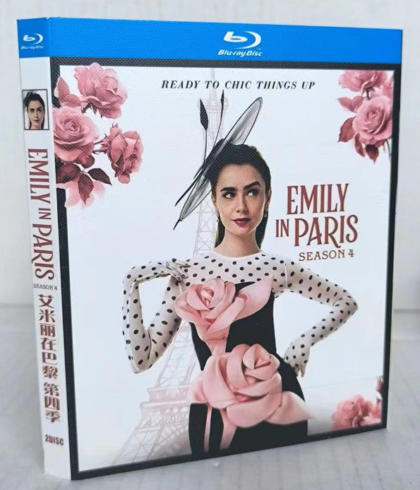 Emily in Paris Season 4 (2024) 2-Disc All RegionPlay Seal Box NEW Blu-ray