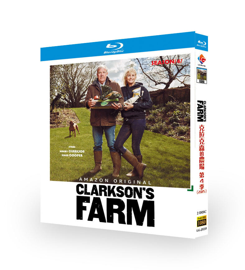 Clarkson’s Farm Season 4 (2025) 2-Disc All RegionPlay Seal Box NEW Blu-ray