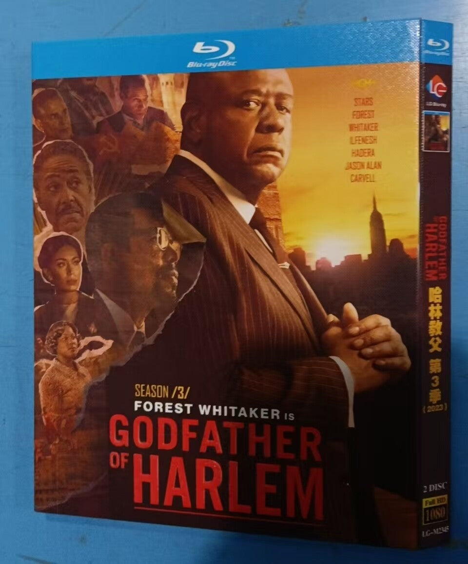 Godfather of Harlem Season 3 (2023) 2-Disc All RegionPlay Seal Box NEW Blu-ray
