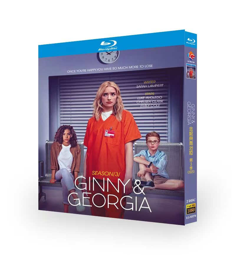 Ginny & Georgia Season 3 (2025) 2-Disc All RegionPlay Seal Box NEW Blu-ray