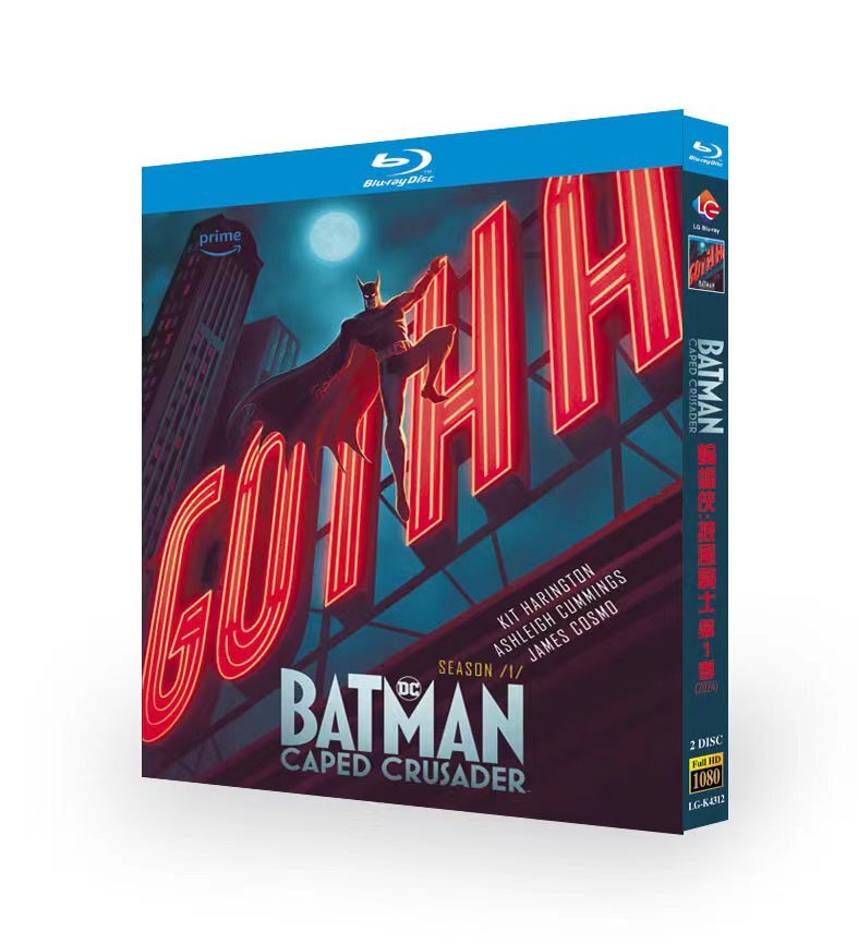 Batman: Caped Crusader:Season 1 (2024) 2-Disc All RegionPlay Seal Box NEW Blu-ray
