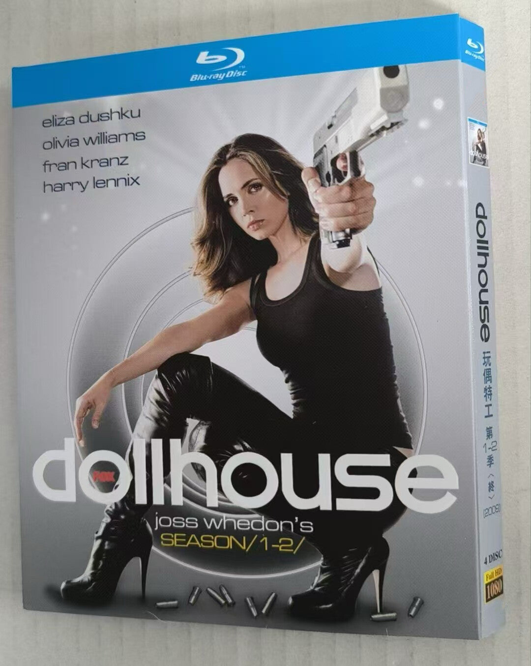 Dollhouse Season 1-2: 4-Disc All RegionPlay Seal Box NEW Blu-ray