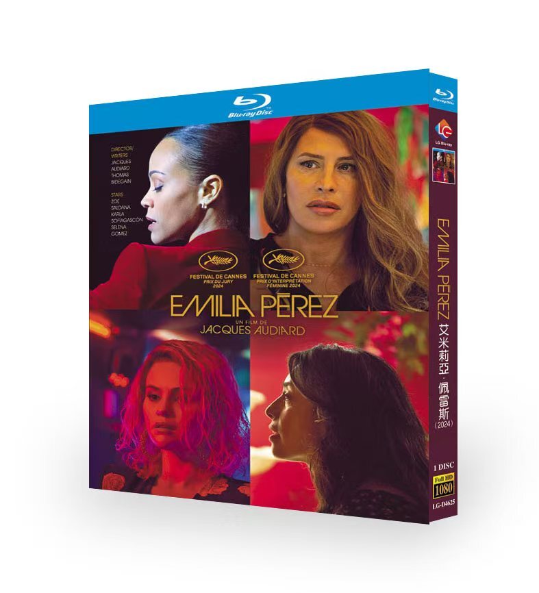 Emilia Pérez (2024) 1-Disc All RegionPlay Seal Box NEW Blu-ray
