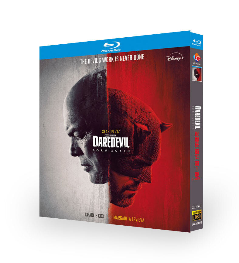 Daredevil: Born Again Season 1 (2025) 2-Disc All RegionPlay Seal Box NEW Blu-ray