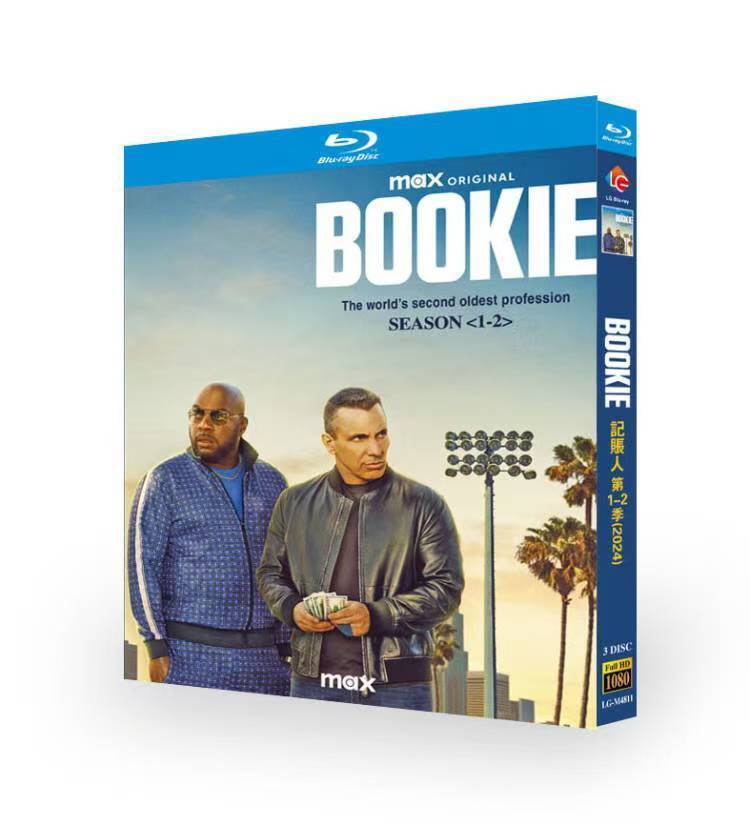 Bookie :Season 1-2 3-Disc All RegionPlay Seal Box NEW Blu-ray