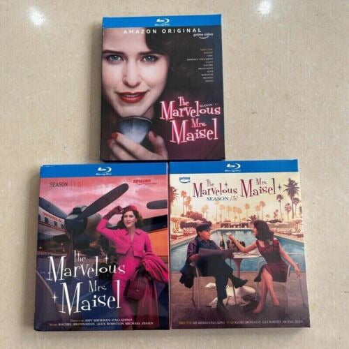 The Marvelous Mrs. Maisel:Season (1-5) 6-Disc All RegionPlay Seal Box NEW Blu-ray