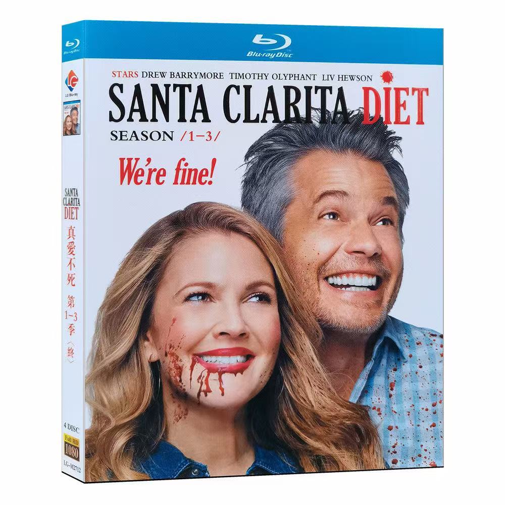 Santa Clarita Diet Season (1-3) 4-Disc All RegionPlay Seal Box NEW Blu-ray
