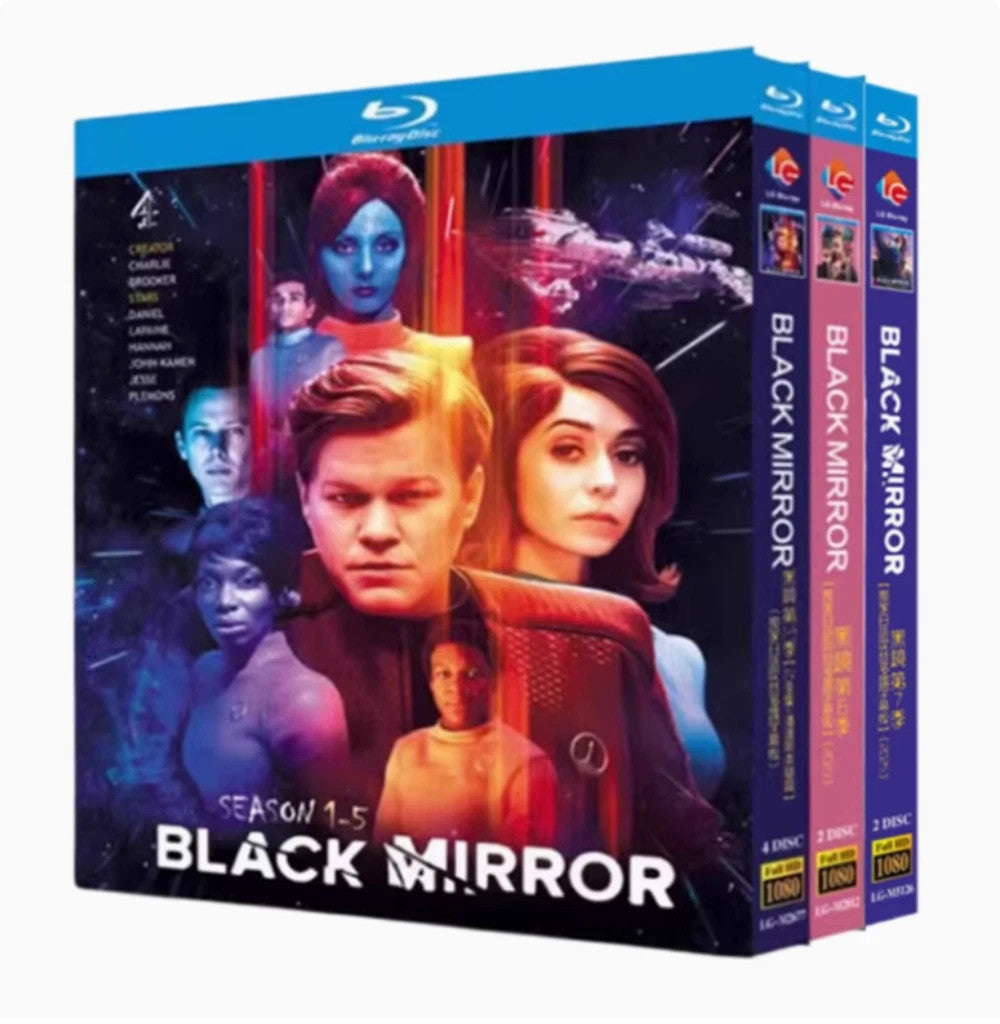 Black Mirror Season (1-7) 8-Disc All RegionPlay Seal Box NEW Blu-ray