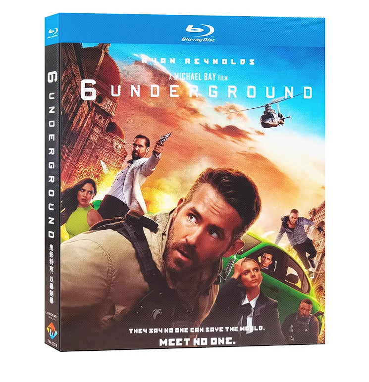 6 Underground (2019) 1-Disc All RegionPlay Seal Box NEW Blu-ray