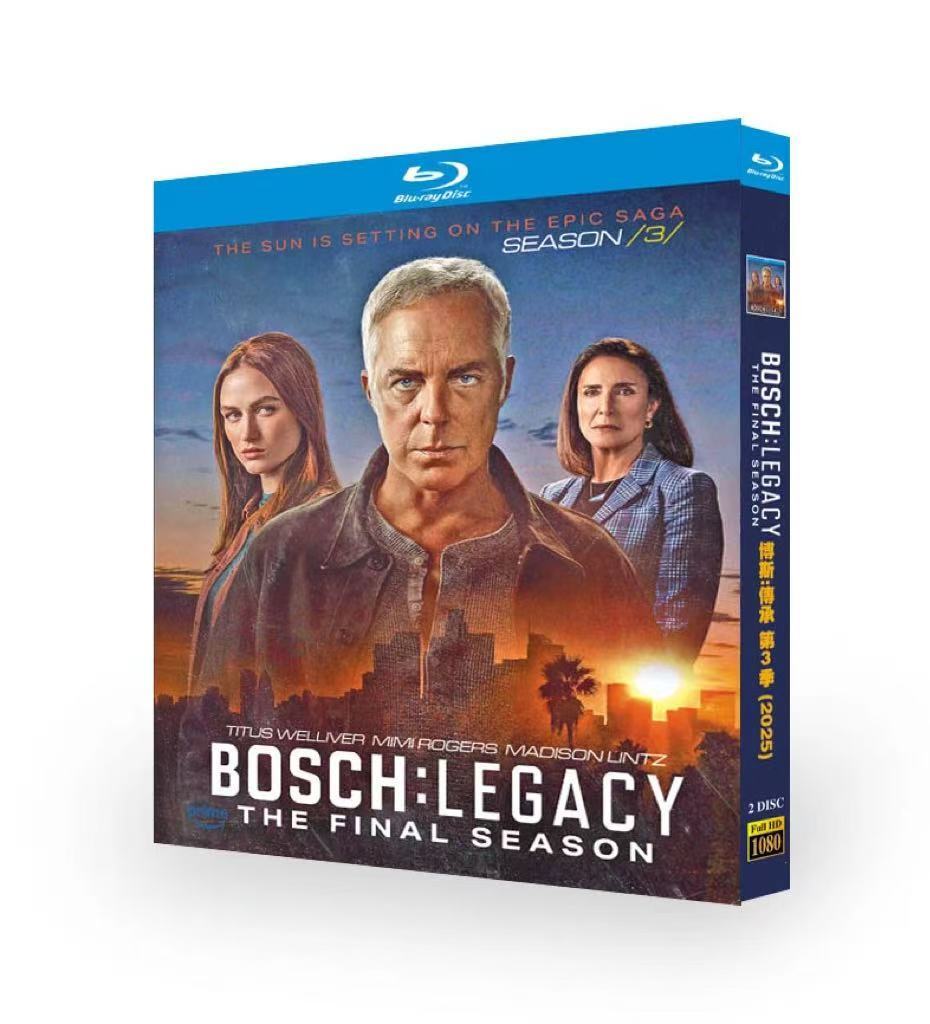 Bosch: Legacy Season 3 (2025) 2-Disc All RegionPlay Seal Box NEW Blu-ray