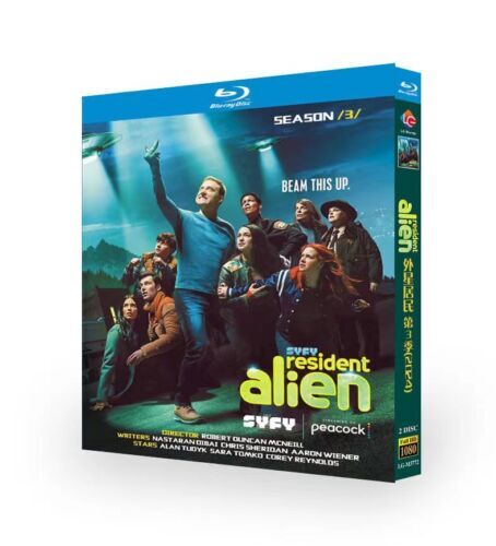 Resident Alien：Season 3 (2024) 2-Disc All RegionPlay Seal Box NEW Blu-ray
