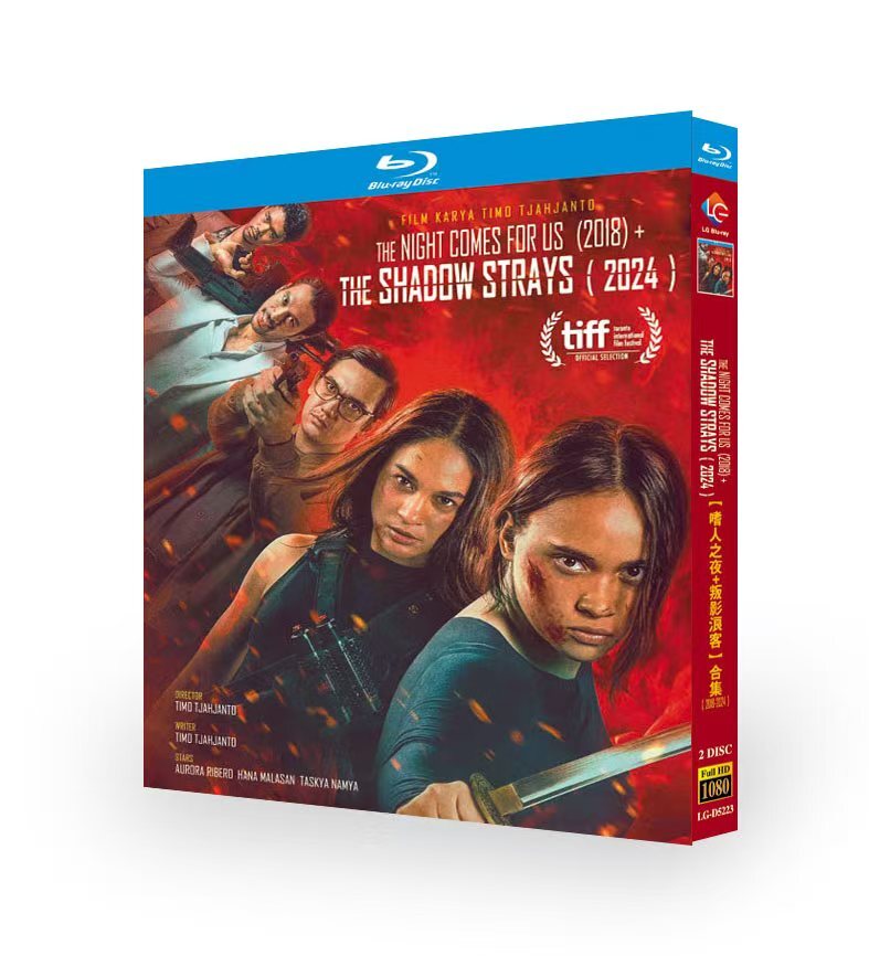 The Night Comes for Us + The Shadow Strays 2-Disc All RegionPlay Seal Box NEW Blu-ray