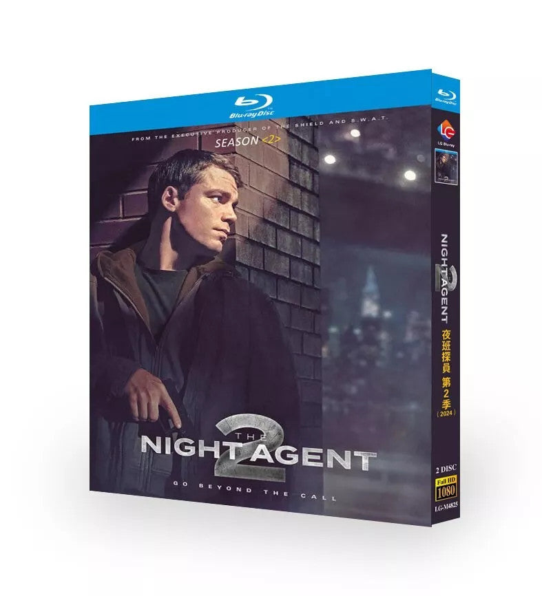 The Night Agent:Season 2 (2025) 2-Disc All RegionPlay Seal Box NEW Blu-ray