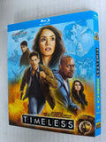 Timeless Season 1-2: 4-Disc All RegionPlay Seal Box NEW Blu-ray