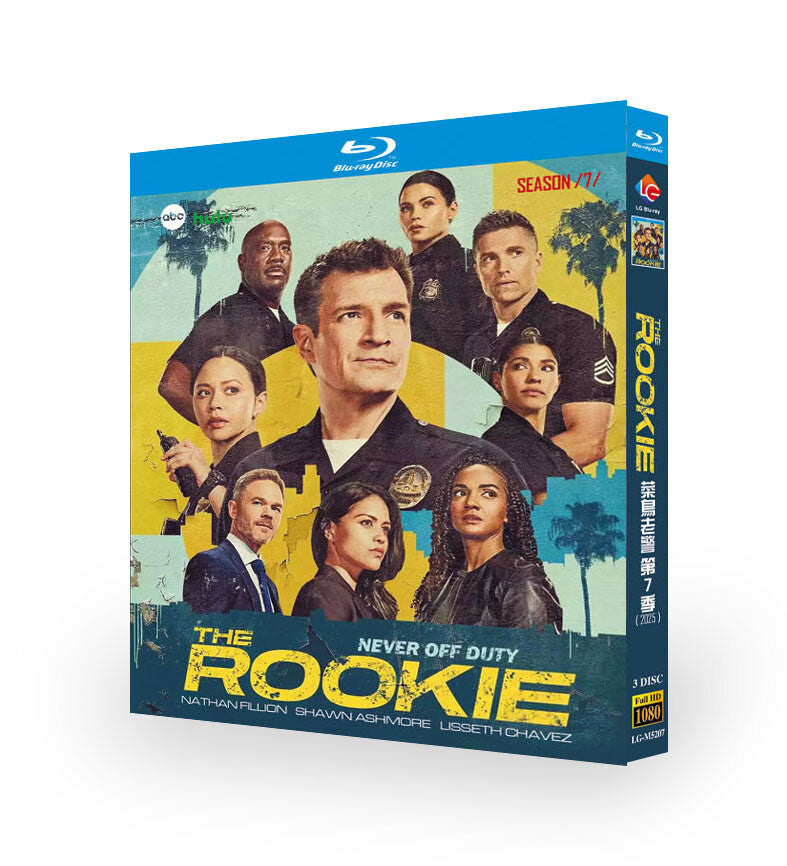 The Rookie Season 7 (2025) 3-Disc All RegionPlay Seal Box NEW Blu-ray