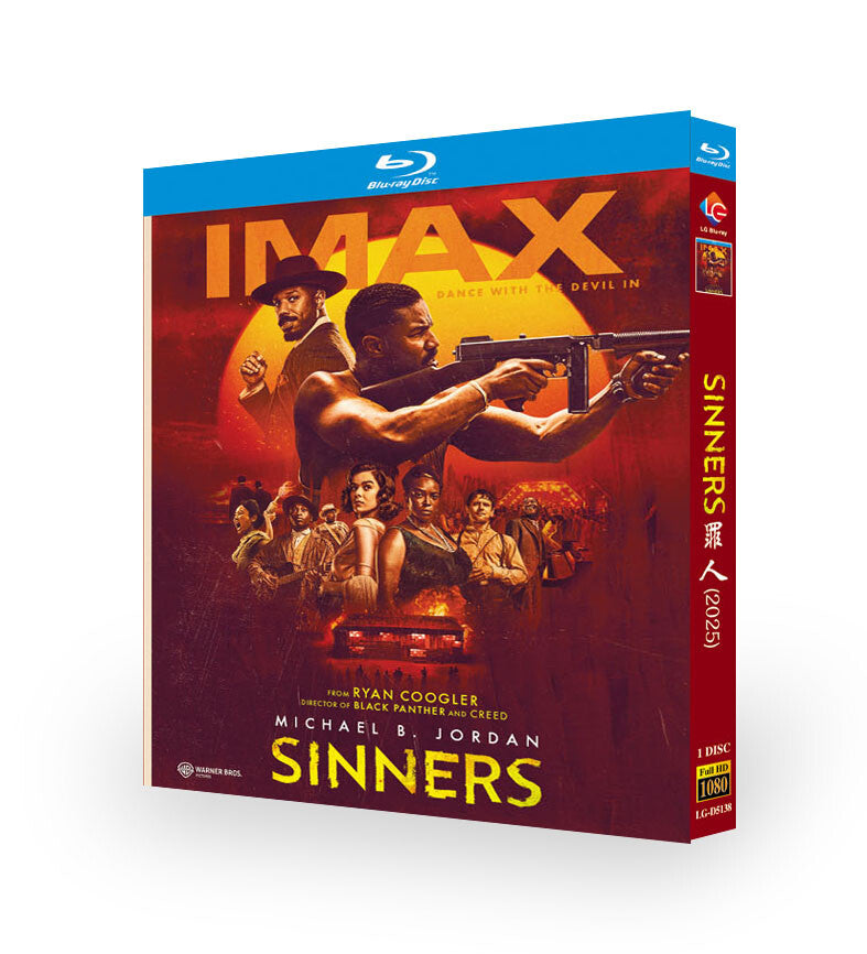 Sinners (2025) 1-Disc All RegionPlay Seal Box NEW Blu-ray