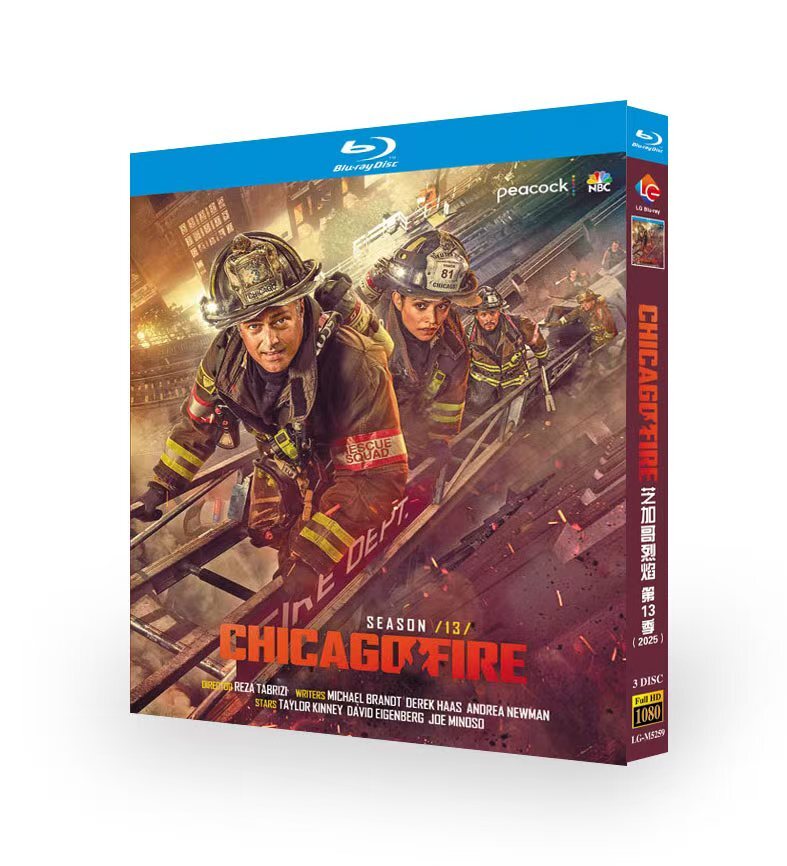 Chicago Fire Season 13 (2024) 3-Disc All RegionPlay Seal Box NEW Blu-ray