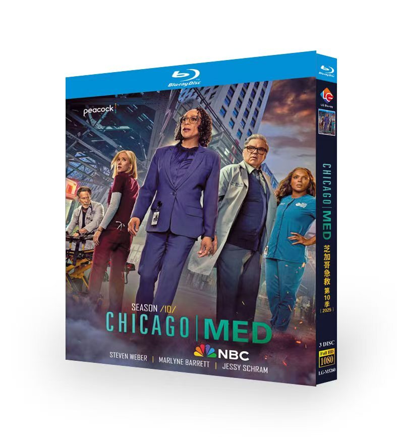 Chicago Med Season 10 (2024) 3-Disc All RegionPlay Seal Box NEW Blu-ray