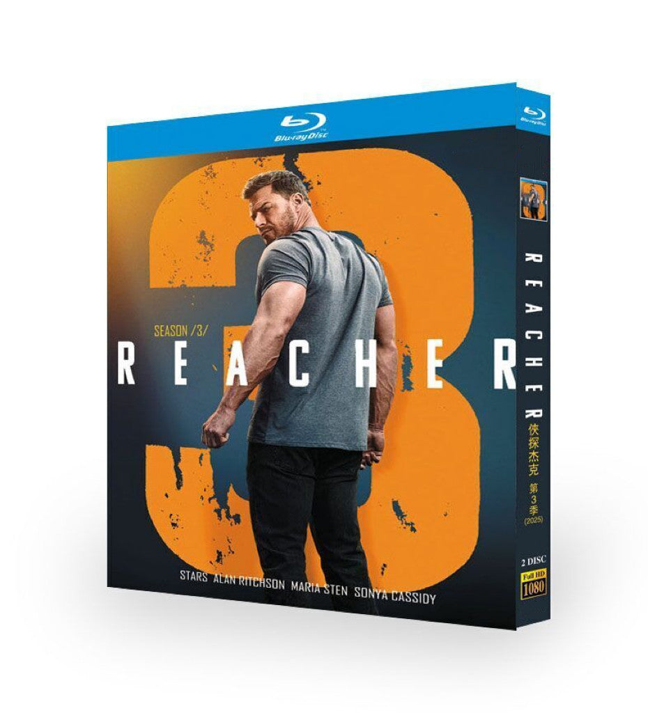 Reacher Season 3 (2025) 2-Disc All RegionPlay Seal Box NEW Blu-ray