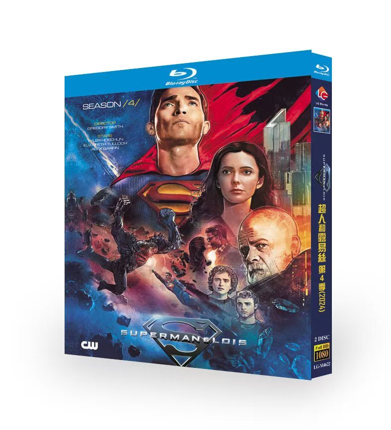 Superman & Lois Season 4:2024 2-Disc All RegionPlay Seal Box NEW Blu-ray