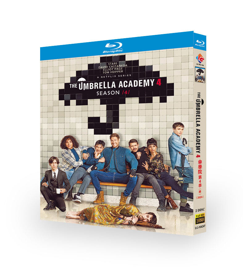 The Umbrella Academy:Season 4 2-Disc All RegionPlay Seal Box NEW Blu-ray