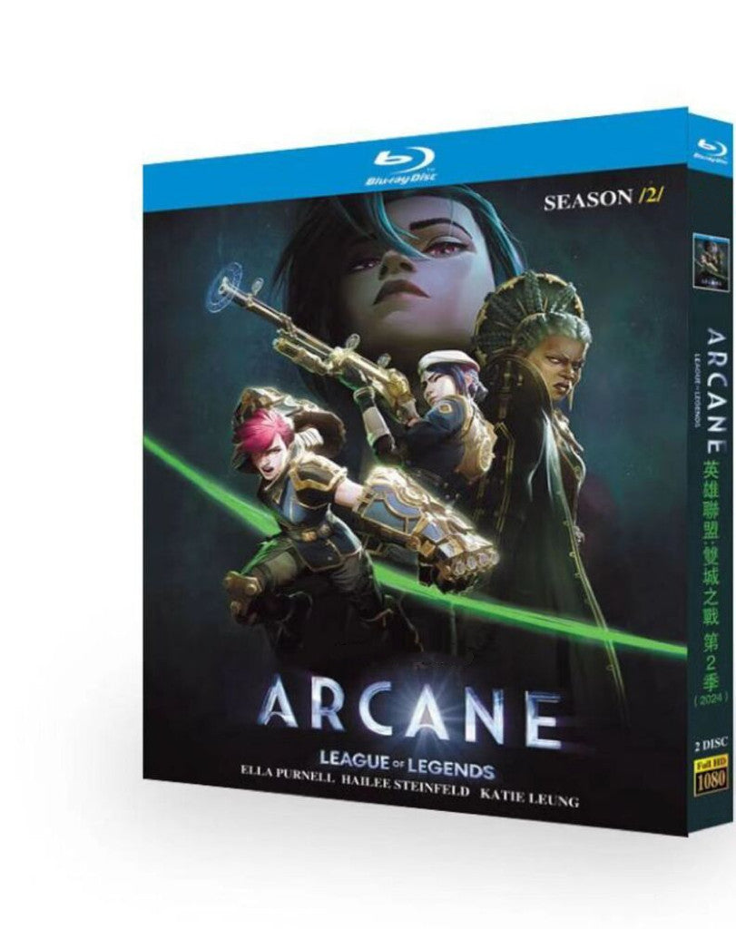 Arcane Season 2 (2024) 2-Disc All RegionPlay Seal Box NEW Blu-ray