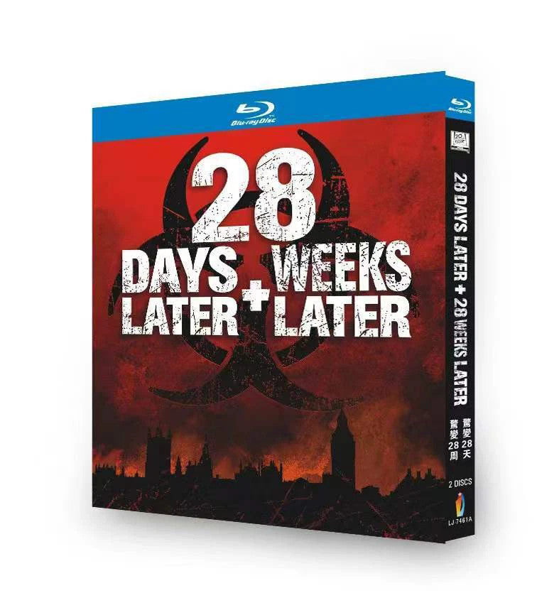 28 Days Later... + 28 Weeks Later (2002-2007) ：2-Disc All RegionPlay Seal Box NEW Blu-ray