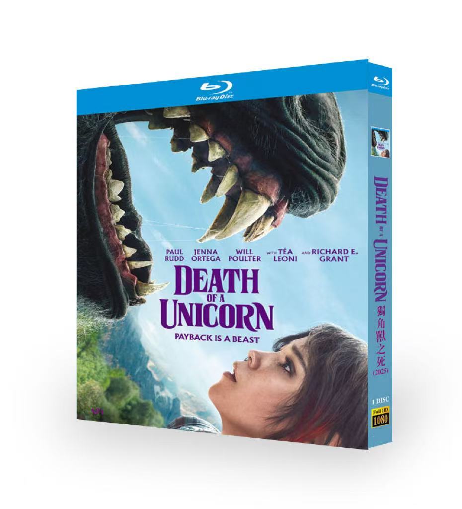 Death of a Unicorn (2025) 1-Disc All RegionPlay Seal Box NEW Blu-ray