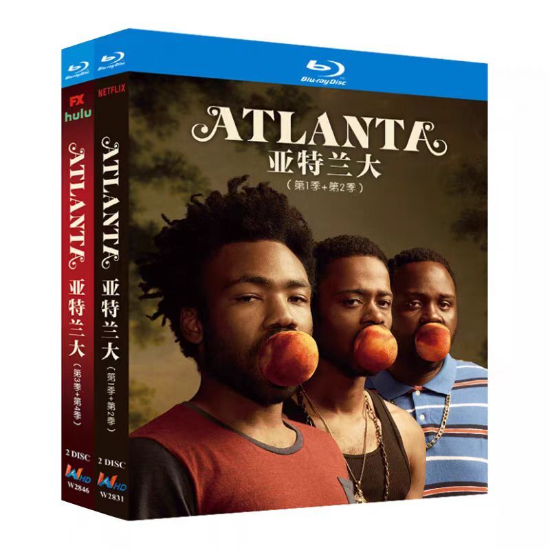 Atlanta Season 1-4: 4-Disc All RegionPlay Seal Box NEW Blu-ray
