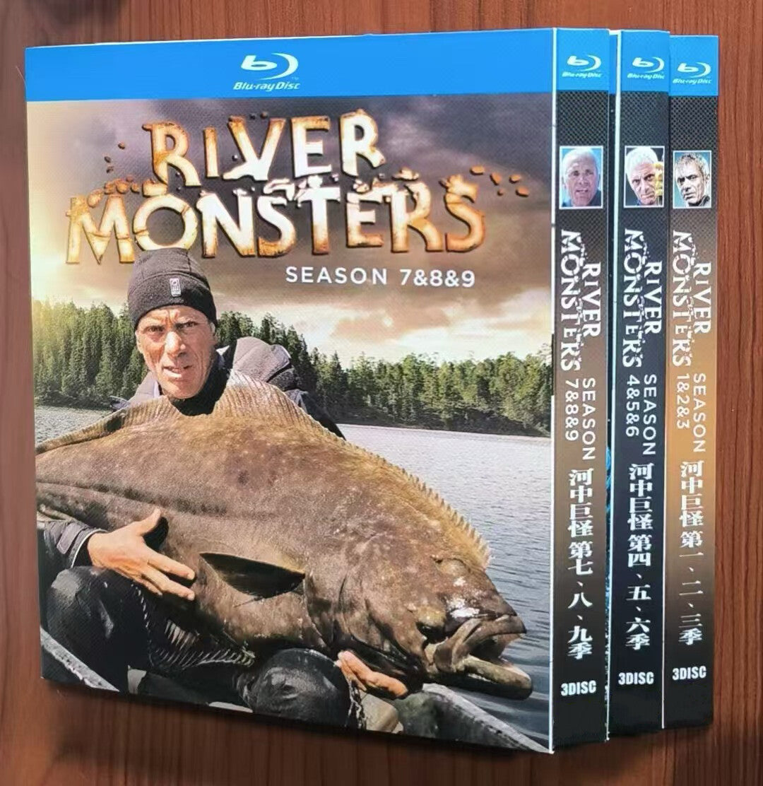River Monsters Season (1-9): 9-Disc All RegionPlay Seal Box NEW Blu-ray