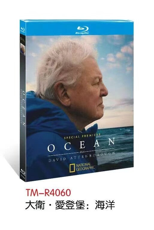 David Attenborough: Ocean (2025) 1-Disc All RegionPlay Seal Box NEW Blu-ray