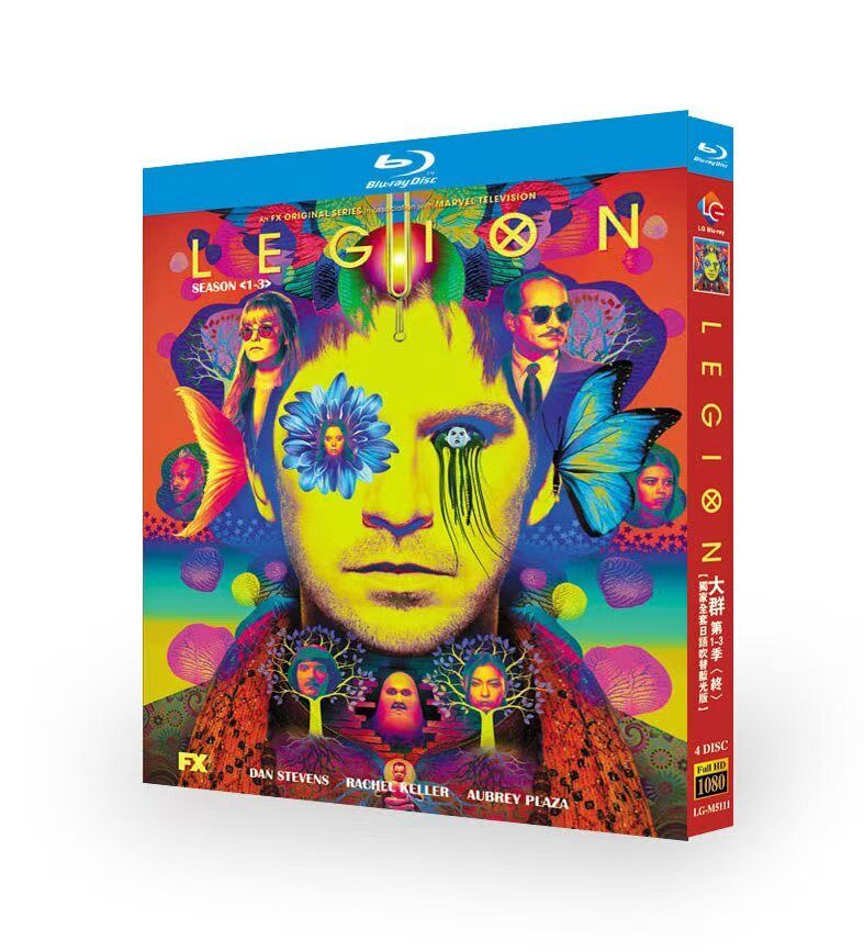 Legion Season (1-3) 4-Disc All RegionPlay Seal Box NEW Blu-ray