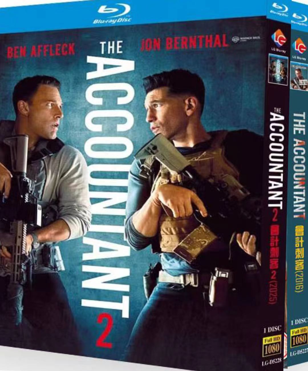 The Accountant (1+2) 2-Disc All RegionPlay Seal Box NEW Blu-ray