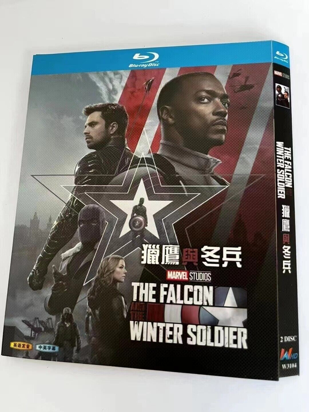 The Falcon and the Winter Soldier: 2-Disc All RegionPlay Seal Box NEW Blu-ray