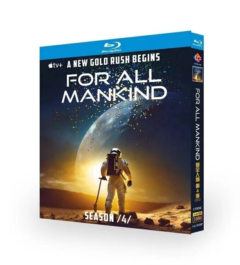 For All Mankind:Season 4 (2023) 2-Disc All RegionPlay Seal Box NEW Blu-ray