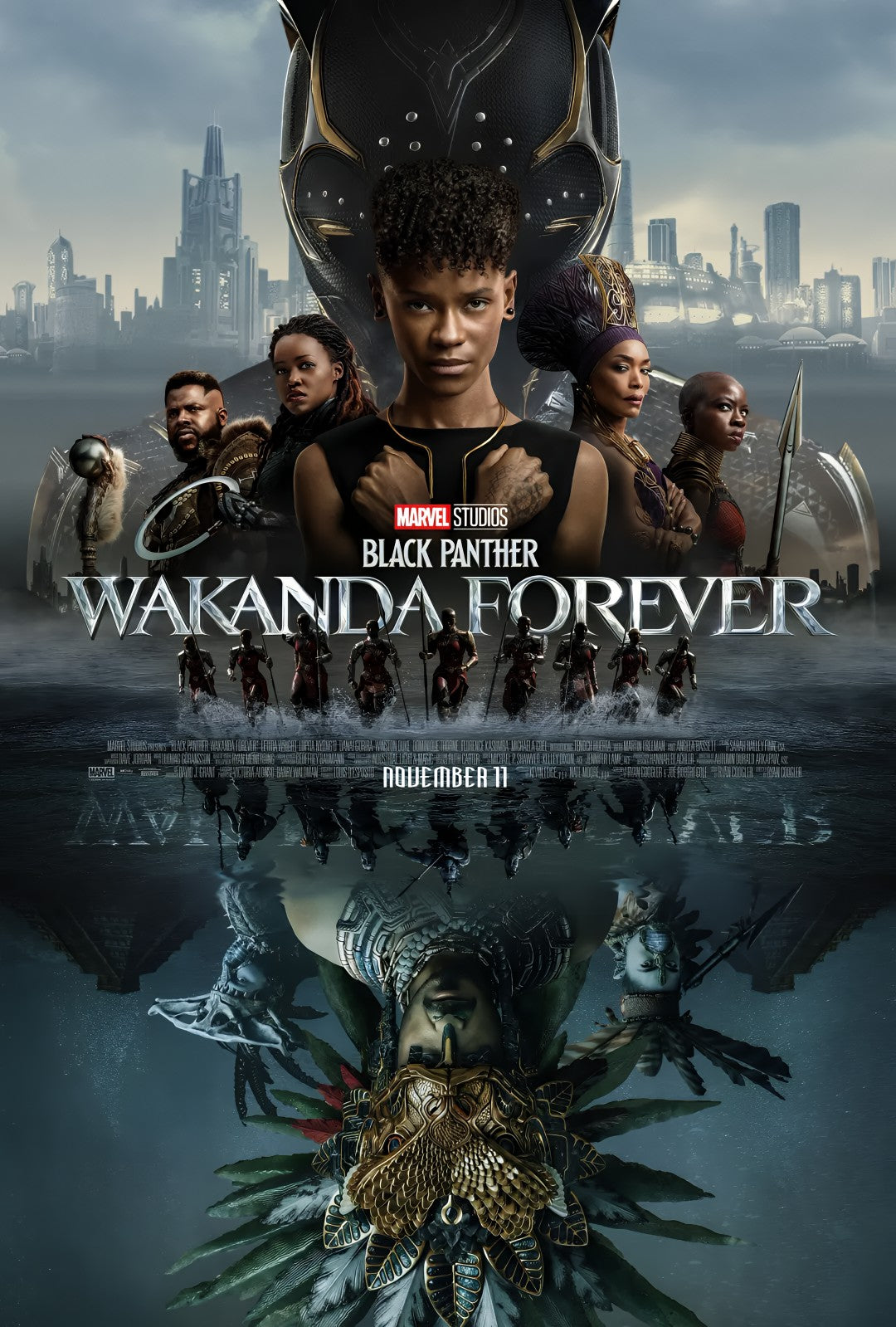 1-Disc Black Panther: Wakanda Forever (2022) 1080P for Gift Movie All RegionPlay Seal Box Blu-ray