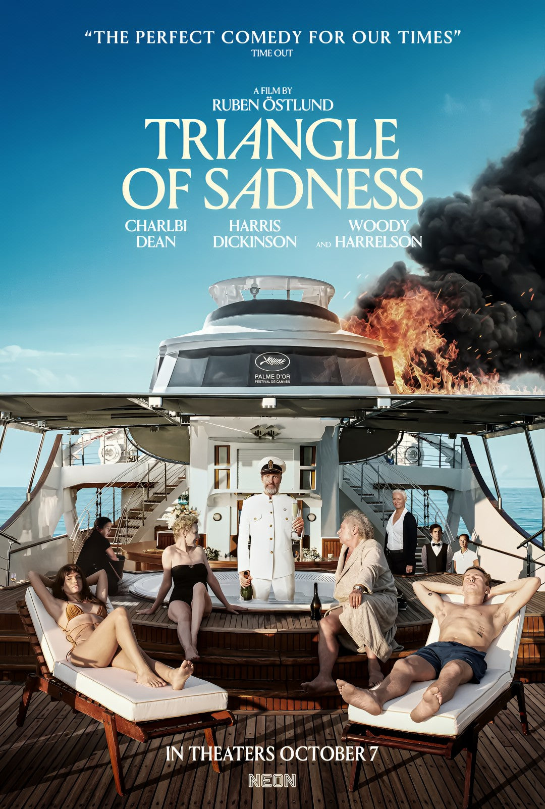 1-Disc Triangle of Sadness (2022) 1080P for Gift Movie All RegionPlay Seal Box Blu-ray