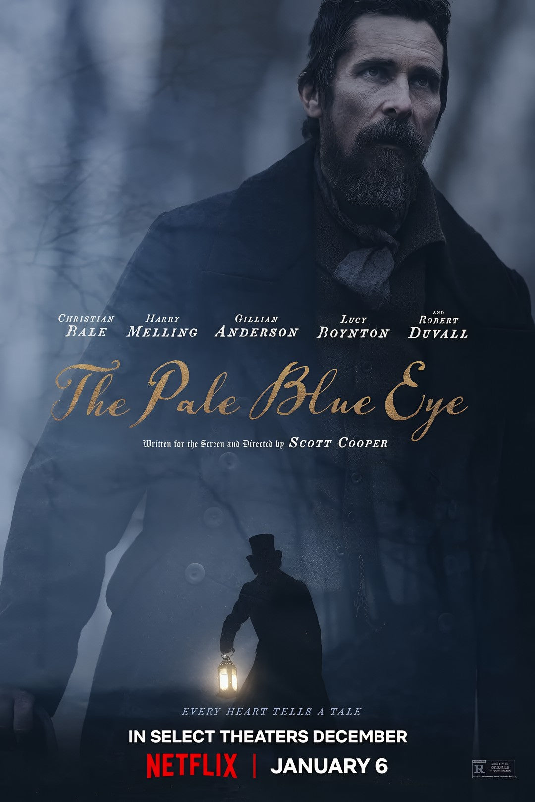 1-Disc The Pale Blue Eye (2022) 1080P for Gift Movie All RegionPlay Seal Box Blu-ray