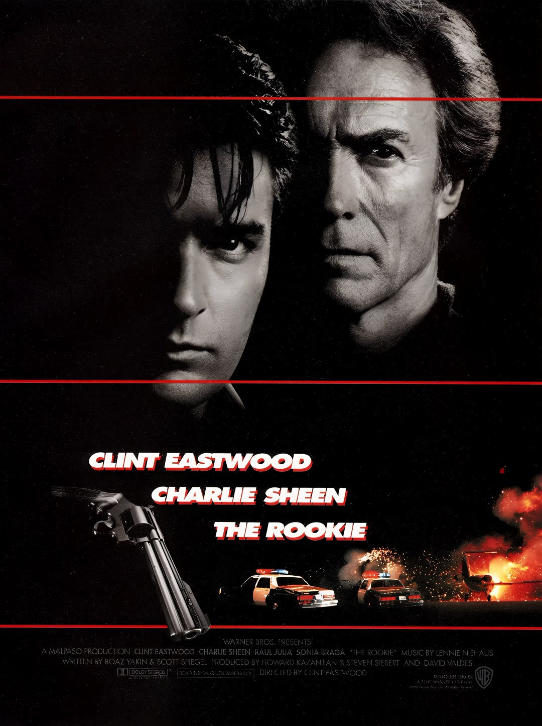 1-Disc The Rookie (1990) 1080P for Gift Movie All RegionPlay Seal Box Blu-ray