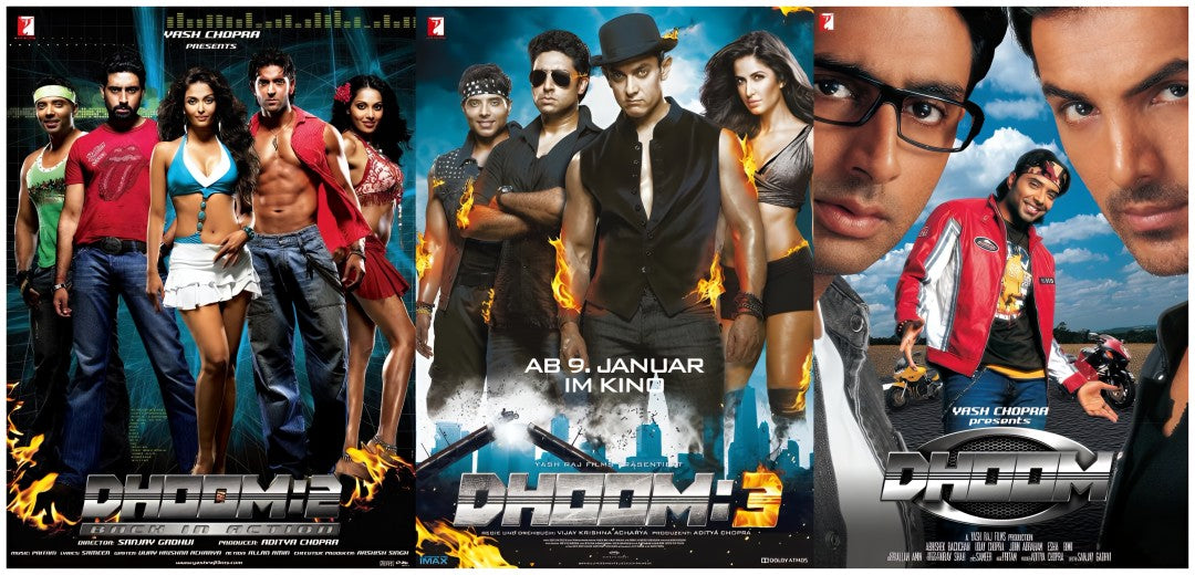 3-Disc Dhoom Season 1-3 1080P for Gift Movie All RegionPlay Seal Box Blu-ray