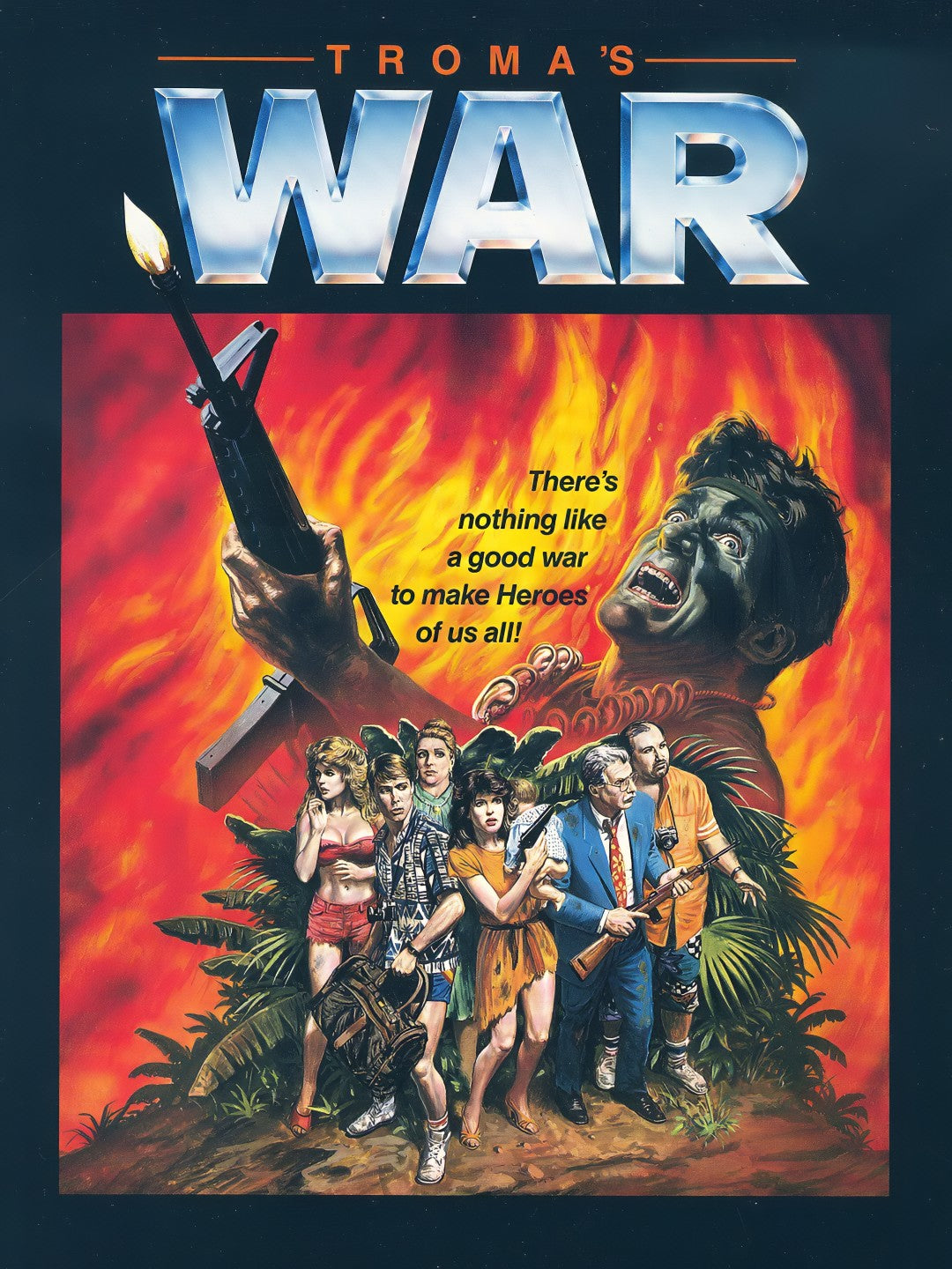 1-Disc Troma's War (1988) 1080P for Gift Movie All RegionPlay Seal Box Blu-ray