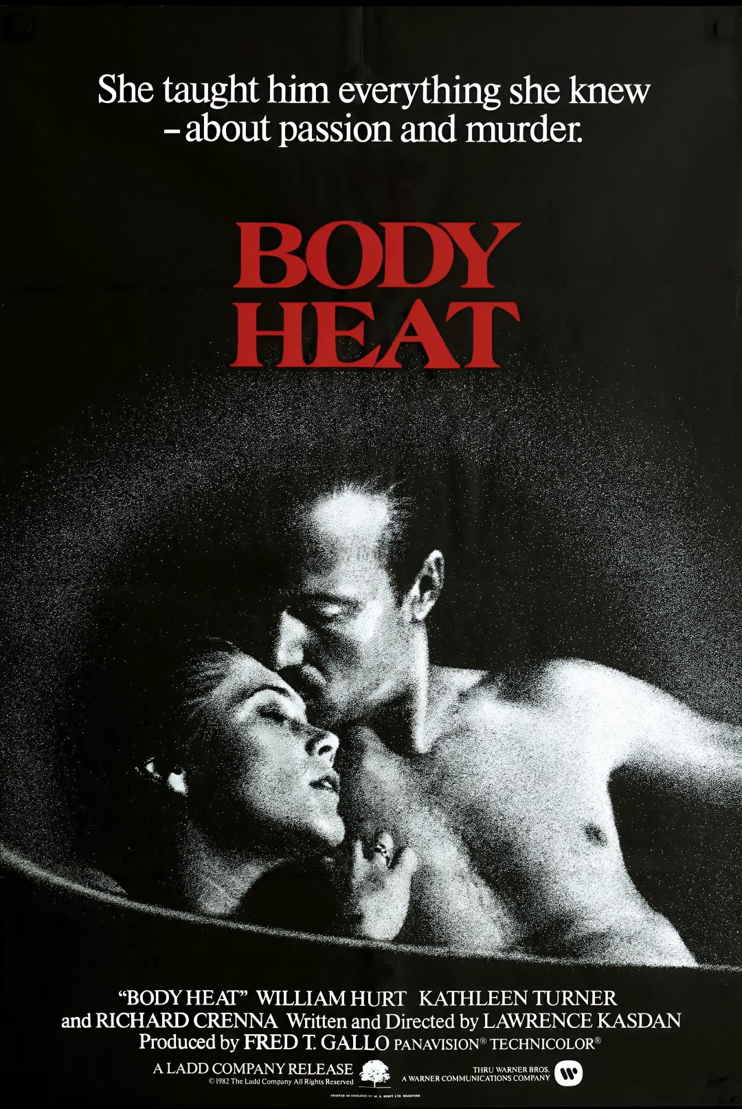 1-Disc Body Heat (1981) 1080P for Gift Movie All RegionPlay Seal Box Blu-ray