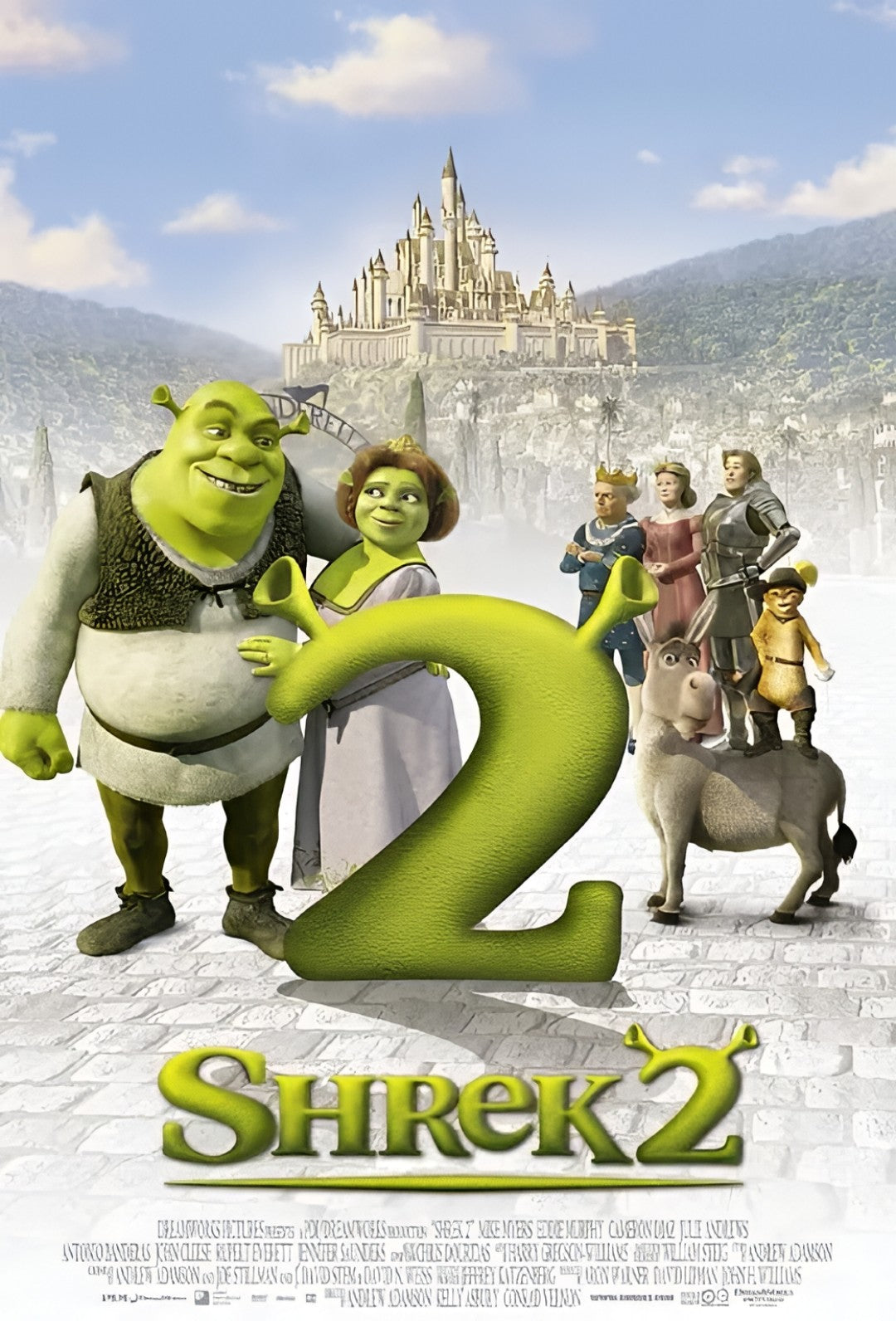 1-Disc Shrek 2 (2004) 1080P for Gift Movie All RegionPlay Seal Box Blu-ray