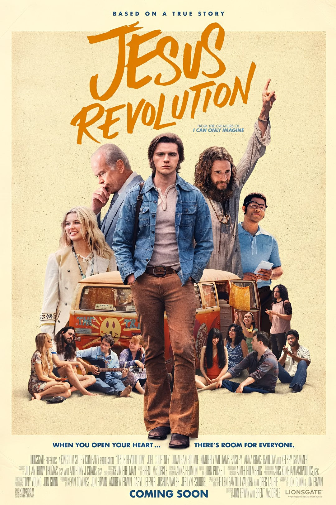 1-Disc Jesus Revolution (2023) 1080P for Gift Movie All RegionPlay Seal Box Blu-ray