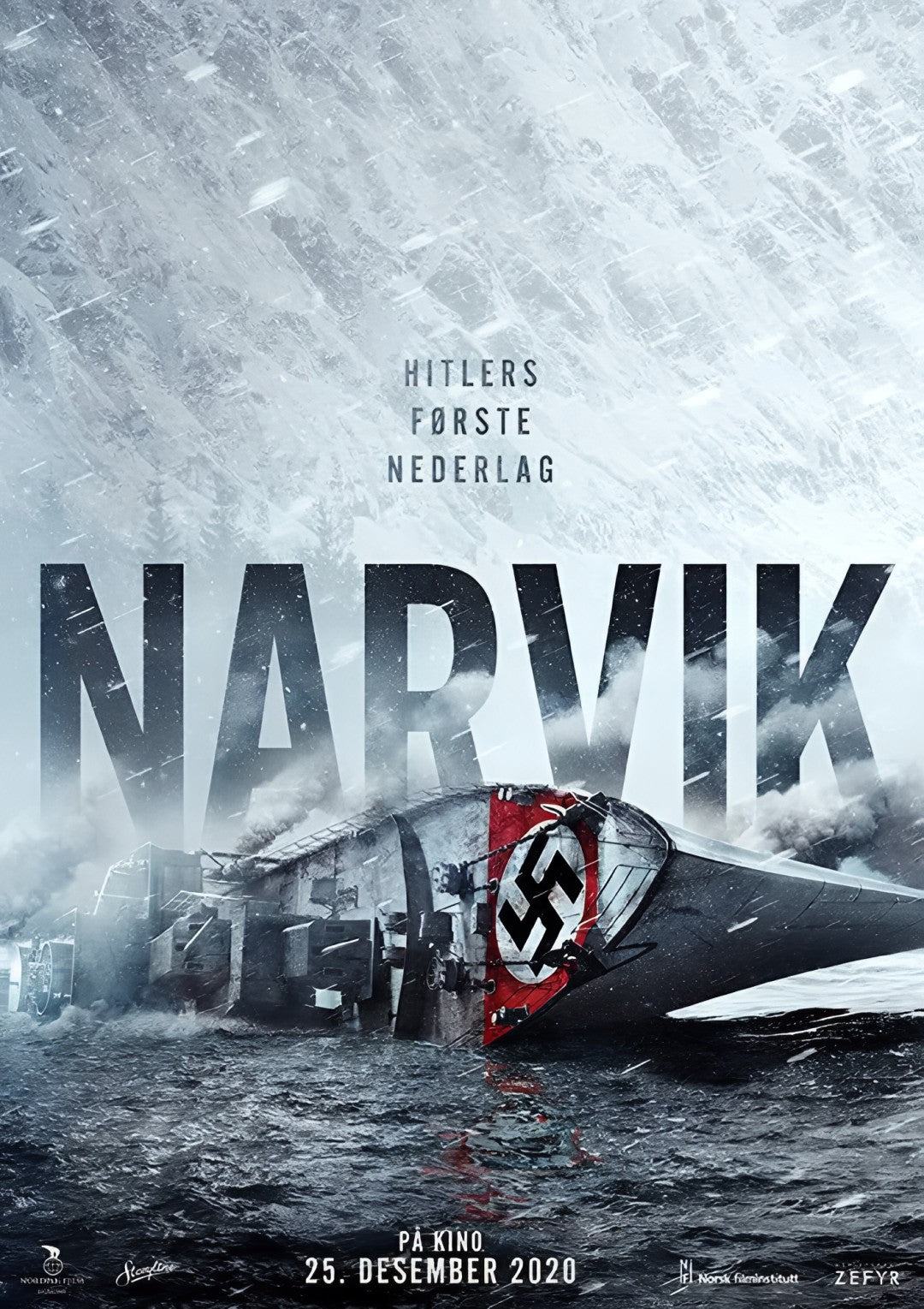 1-Disc Kampen om Narvik - Hitlers første nederlag (2022) 1080P for Gift Movie All RegionPlay Seal Box Blu-ray