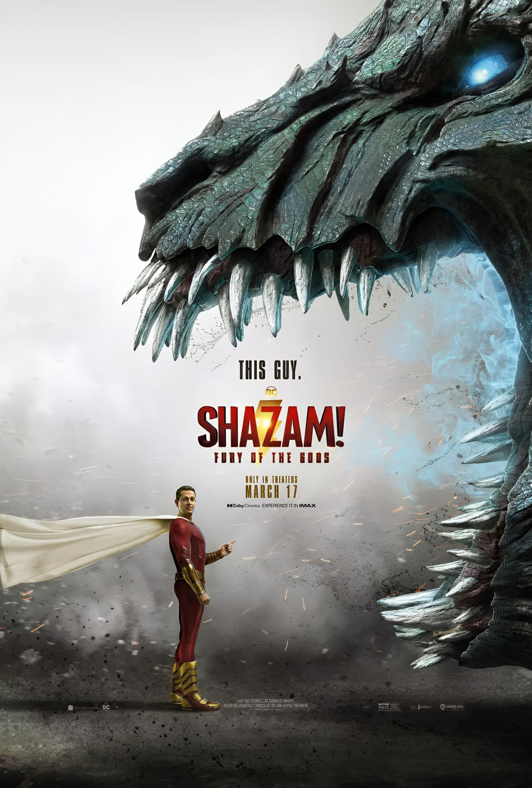 1-Disc Shazam! Fury of the Gods (2023) 1080P for Gift Movie All RegionPlay Seal Box Blu-ray