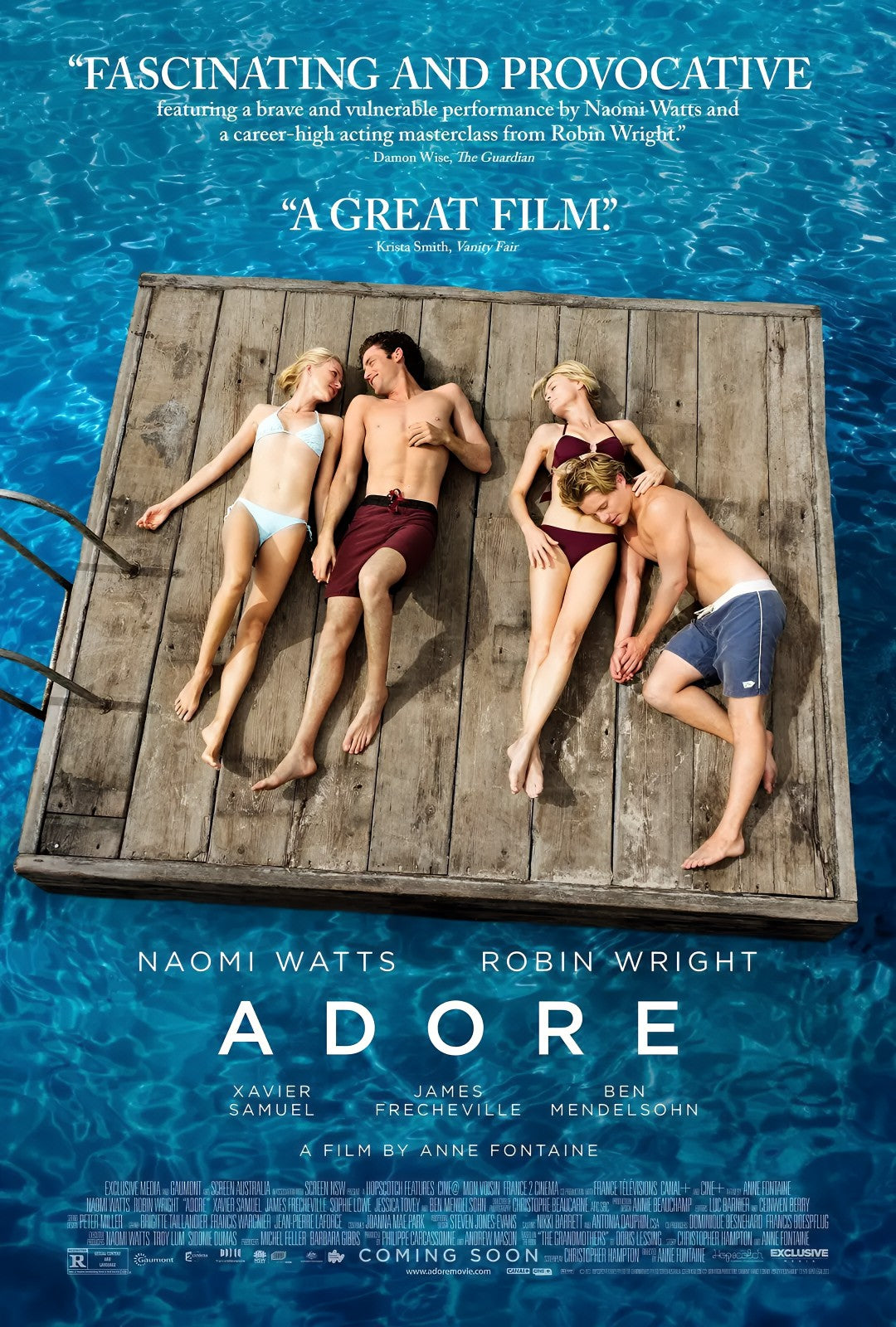 1-Disc Adore (2013) 1080P for Gift Movie All RegionPlay Seal Box Blu-ray